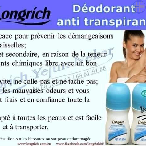 Déodorant antitranspirant