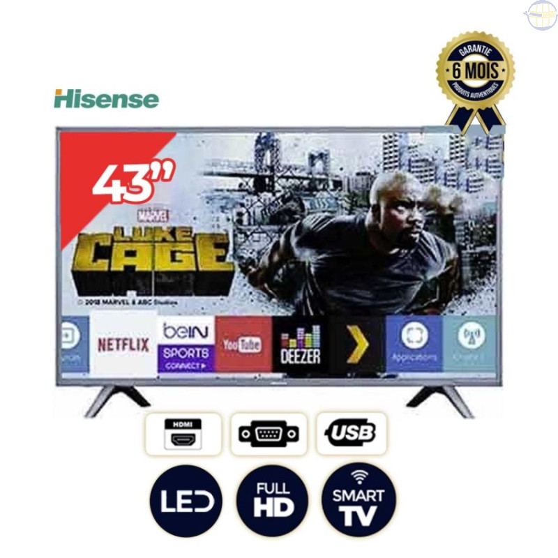 Smart TV Hisense 43A4GS - 43 pouces