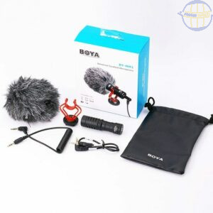 Microphone BOYA pour téléphone intelligent et appareil photo